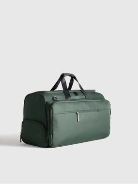 Quince Voyage Nylon Garment  Duffel in Forest Green